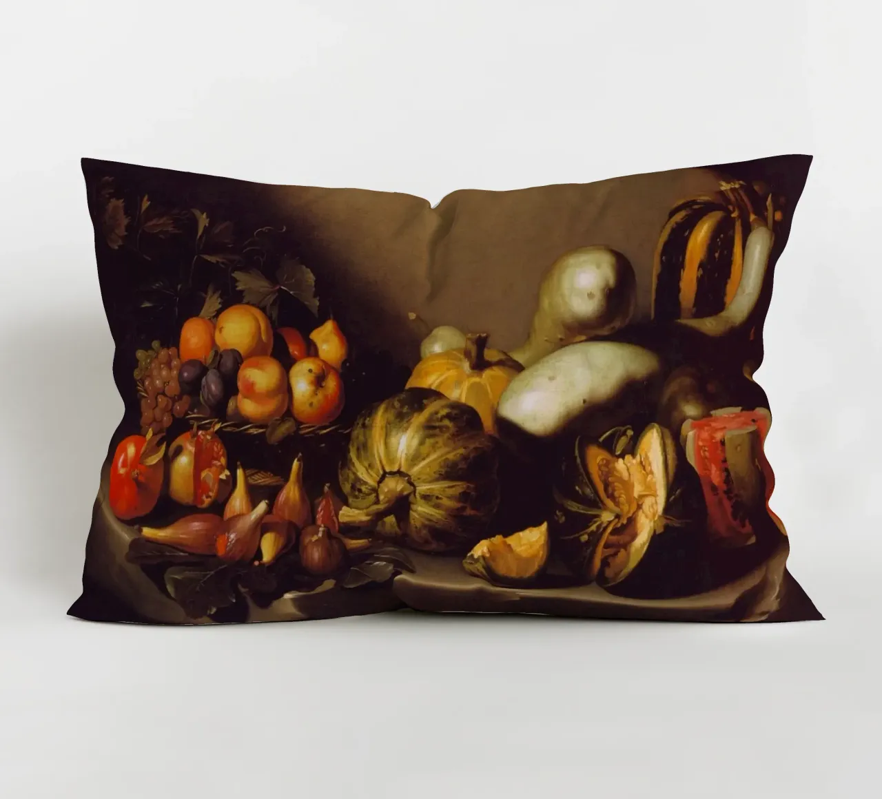 Caravaggio - Natura morta con frutta cuscino da Timeless Artworks