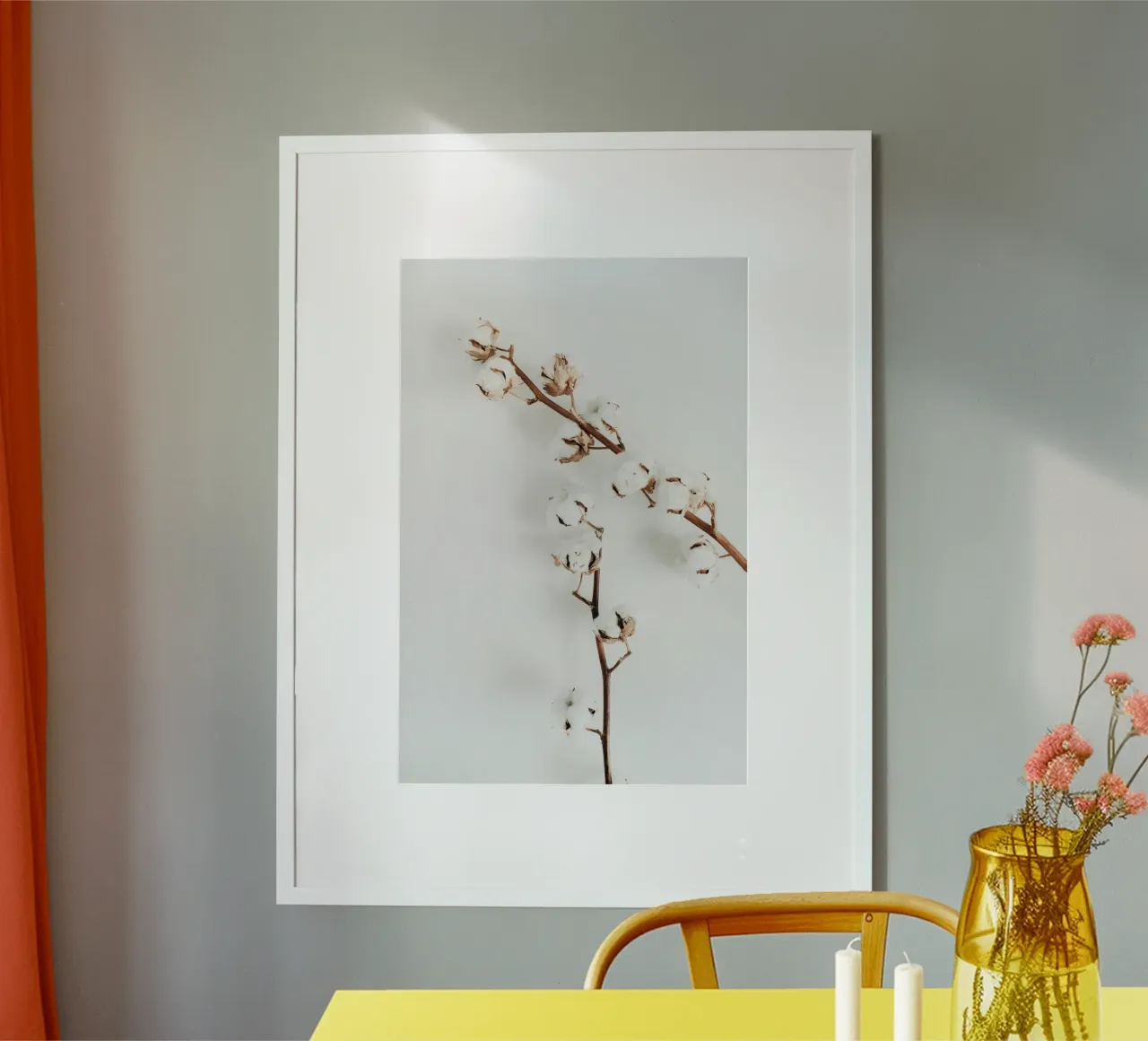 Autunno morbido poster con telaio in alluminio da PhotoVibe Decor