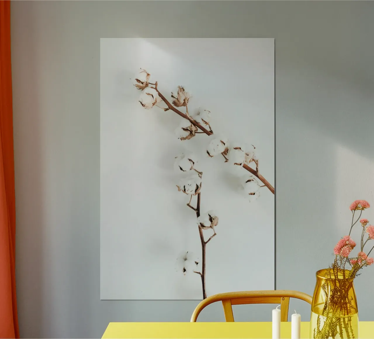 Autunno morbido poster con telaio in alluminio da PhotoVibe Decor
