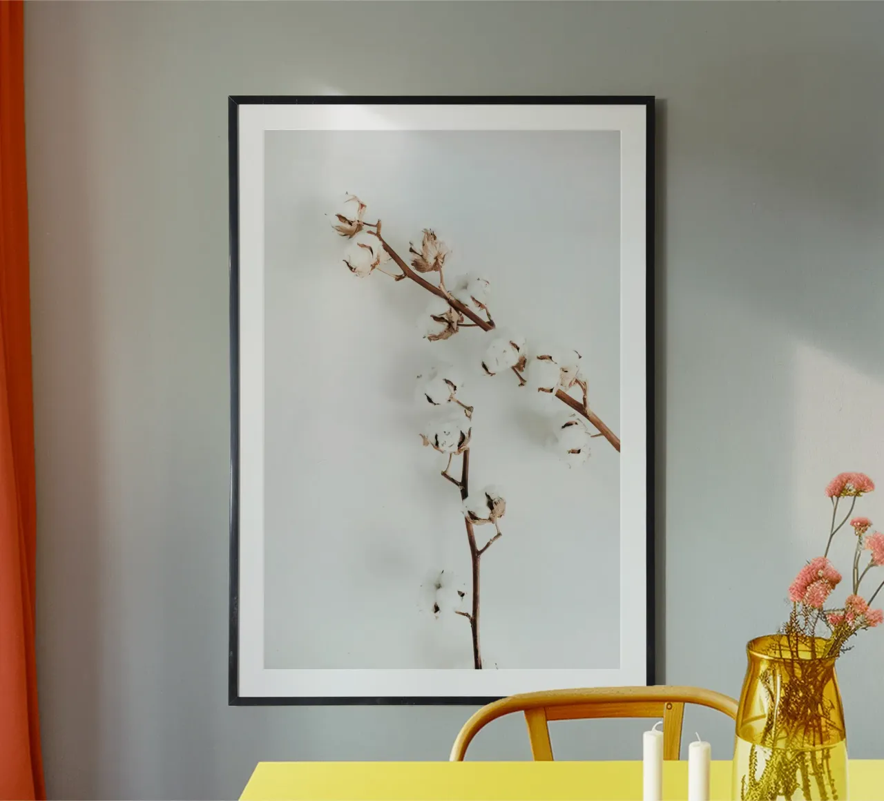 Autunno morbido poster con telaio in alluminio da PhotoVibe Decor