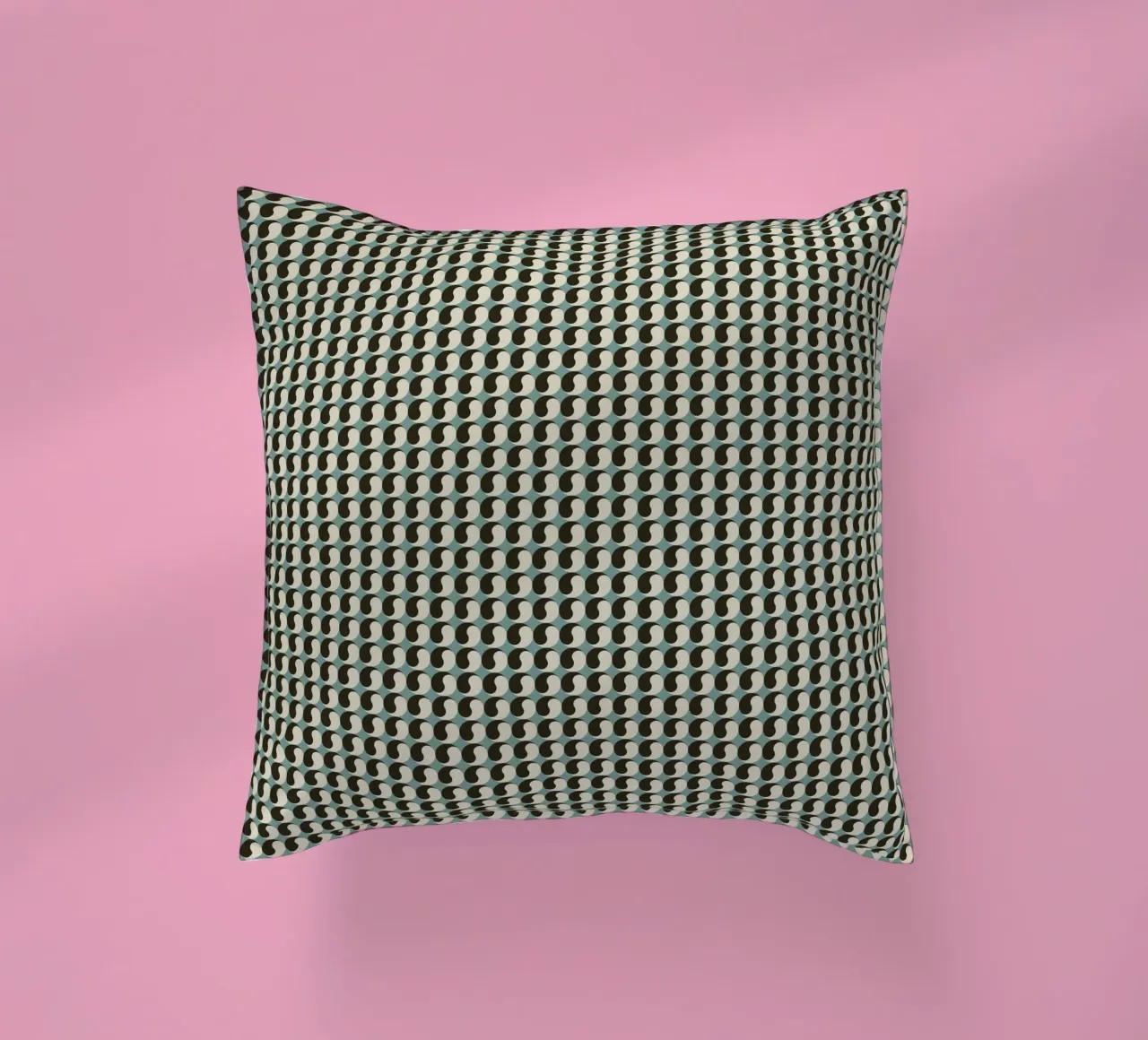 Tao symbol decorative cushion by Little Dean