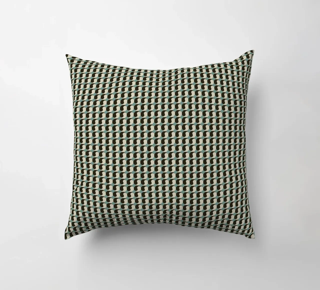 Tao symbol decorative cushion by Little Dean