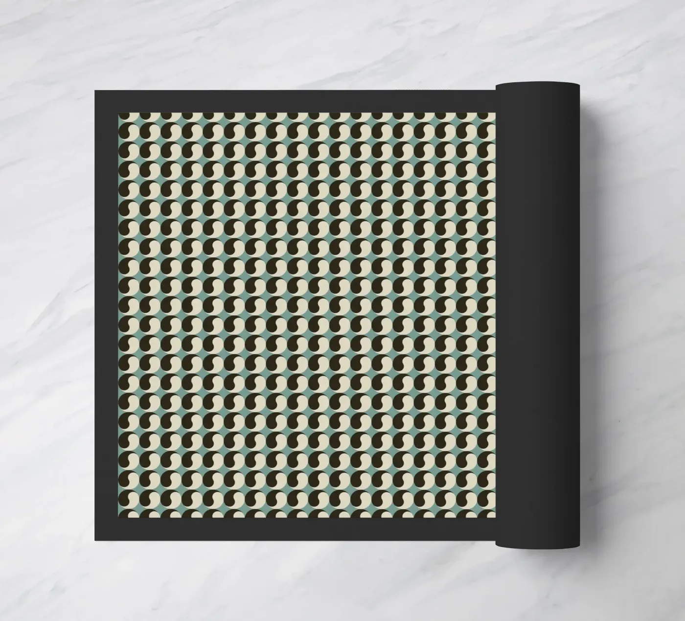Tao symbol doormat by Little Dean