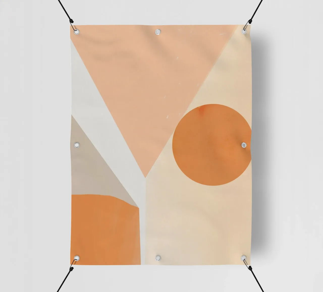 Sfumature di arancione arredamento nordico telo in pvc da Little Dean