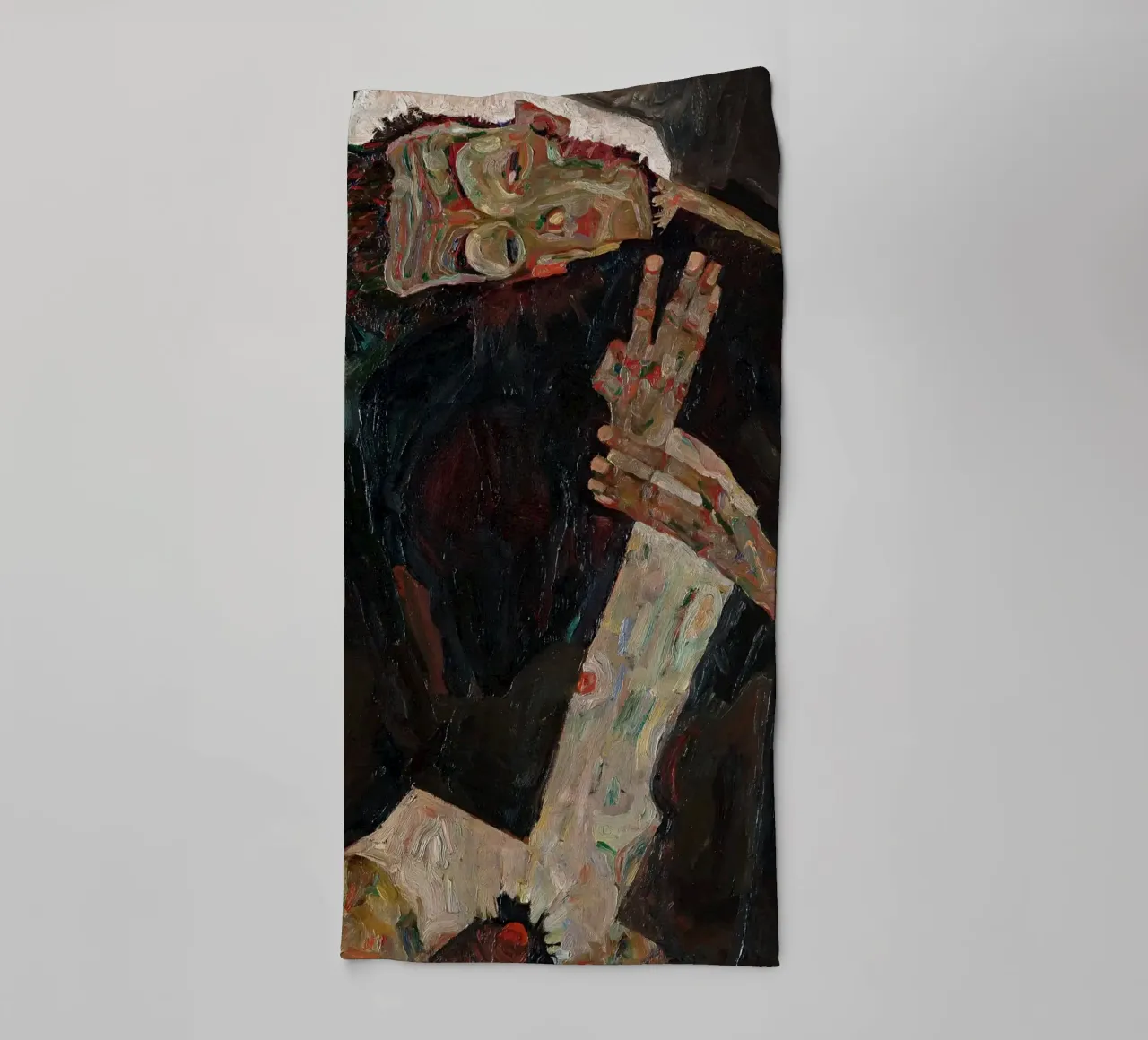 Egon Schiele - Il paroliere asciugamano da bagno da Timeless Artworks