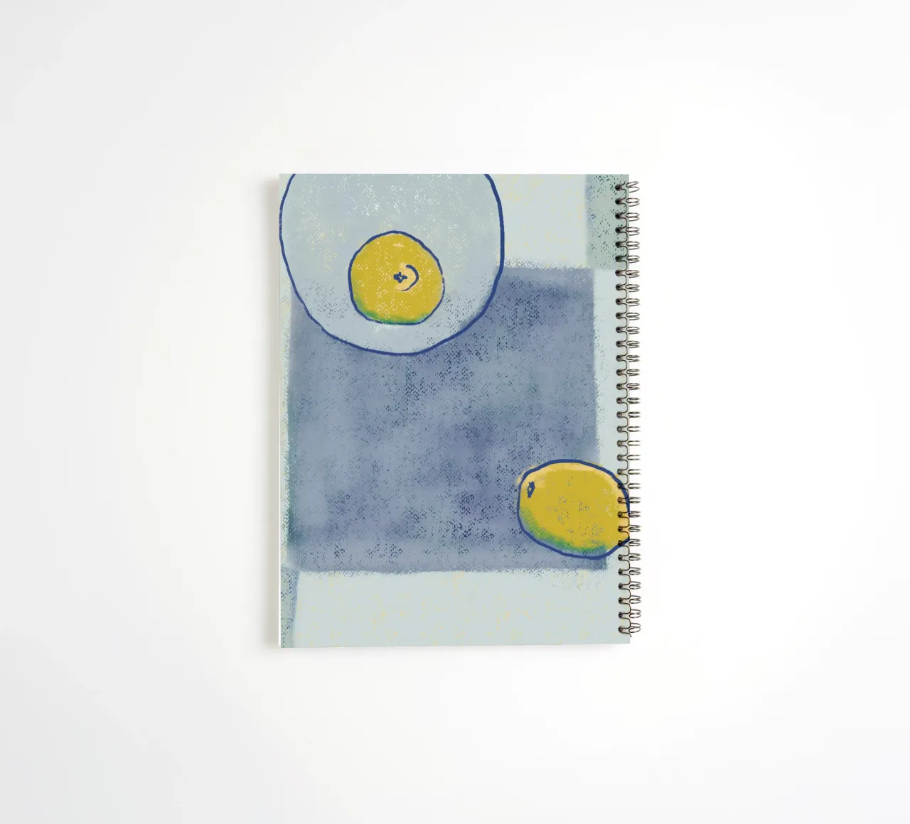 Zitrone und Quadrate Ringbuch von Little Dean