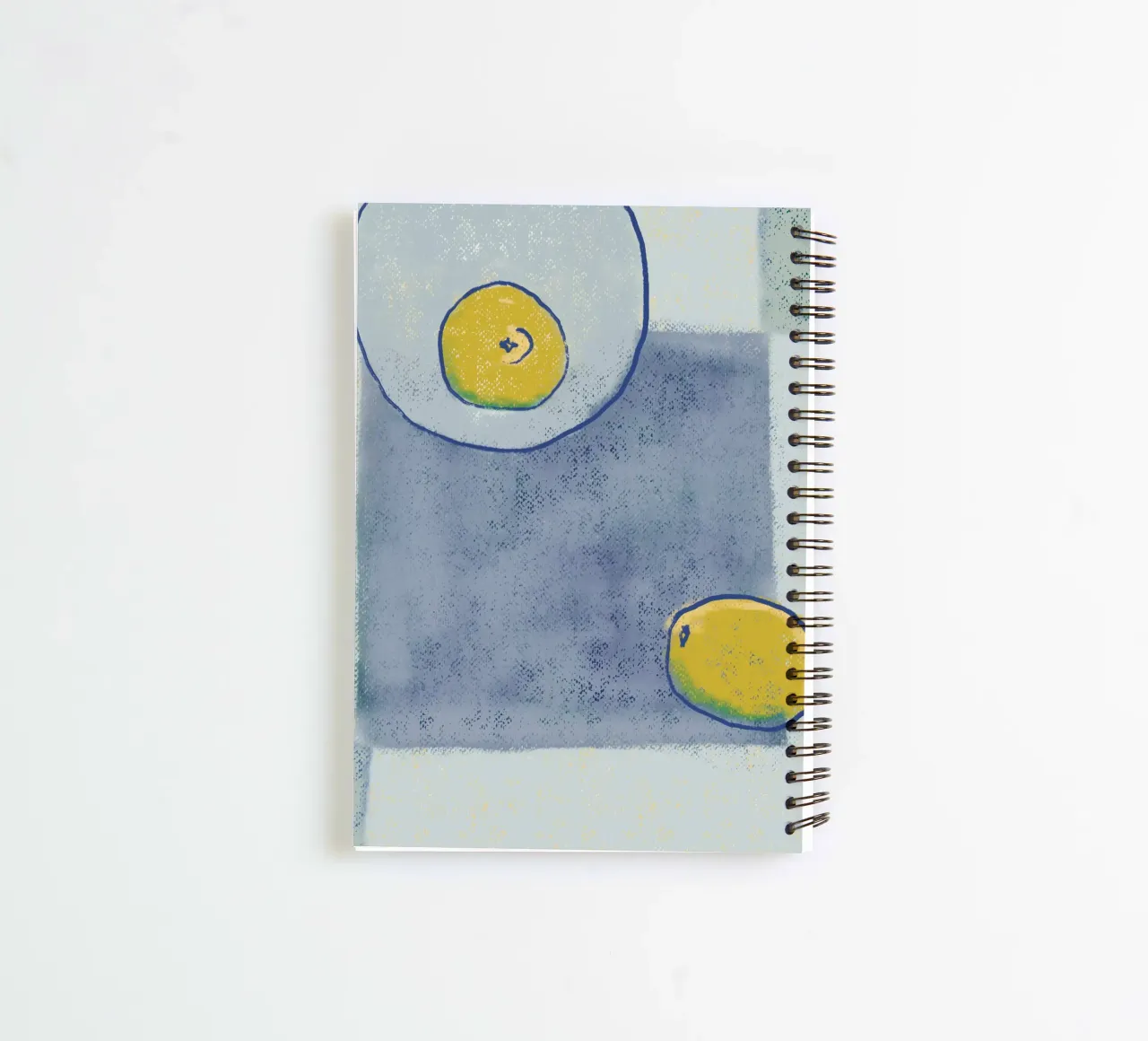 Zitrone und Quadrate Ringbuch von Little Dean