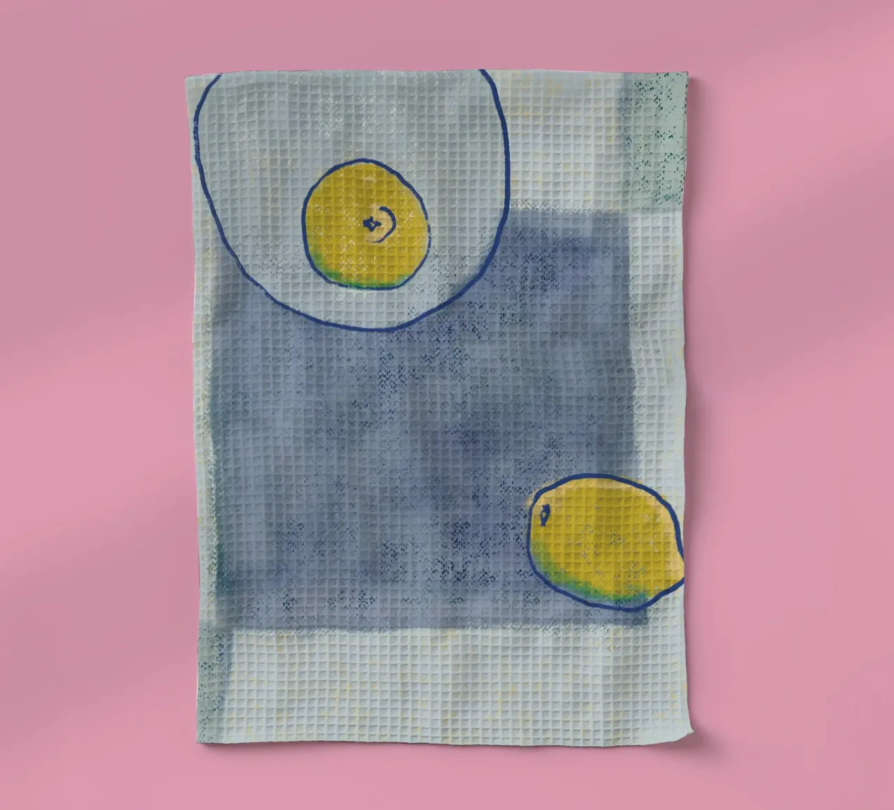 Limone e quadretti canovaccio da cucina da Little Dean