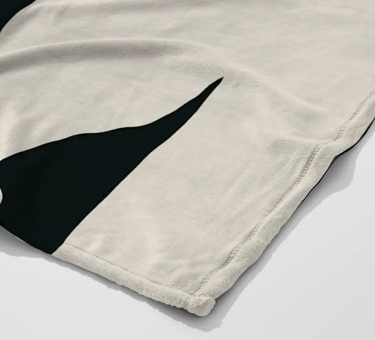 Negative Nacktheit Fleecedecke von Little Dean