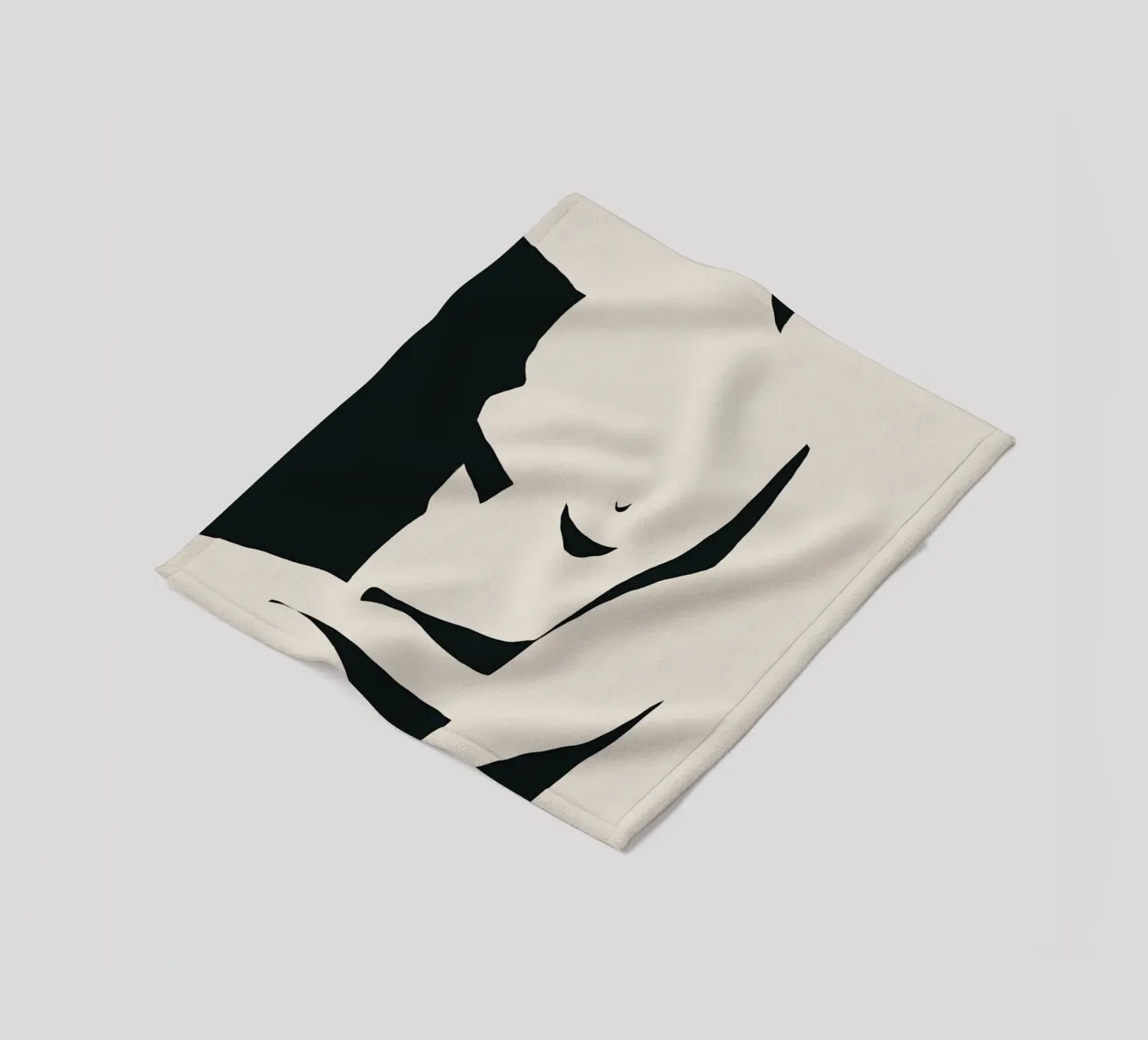 Negative Nacktheit Fleecedecke von Little Dean