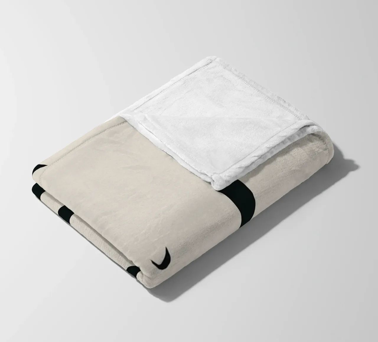 Negative Nacktheit Fleecedecke von Little Dean