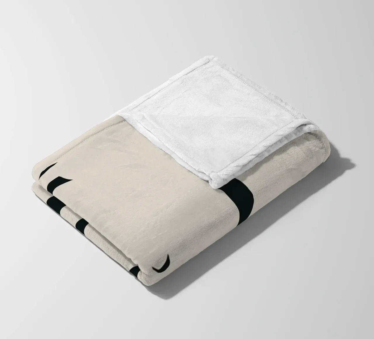 Negative Nacktheit Fleecedecke von Little Dean