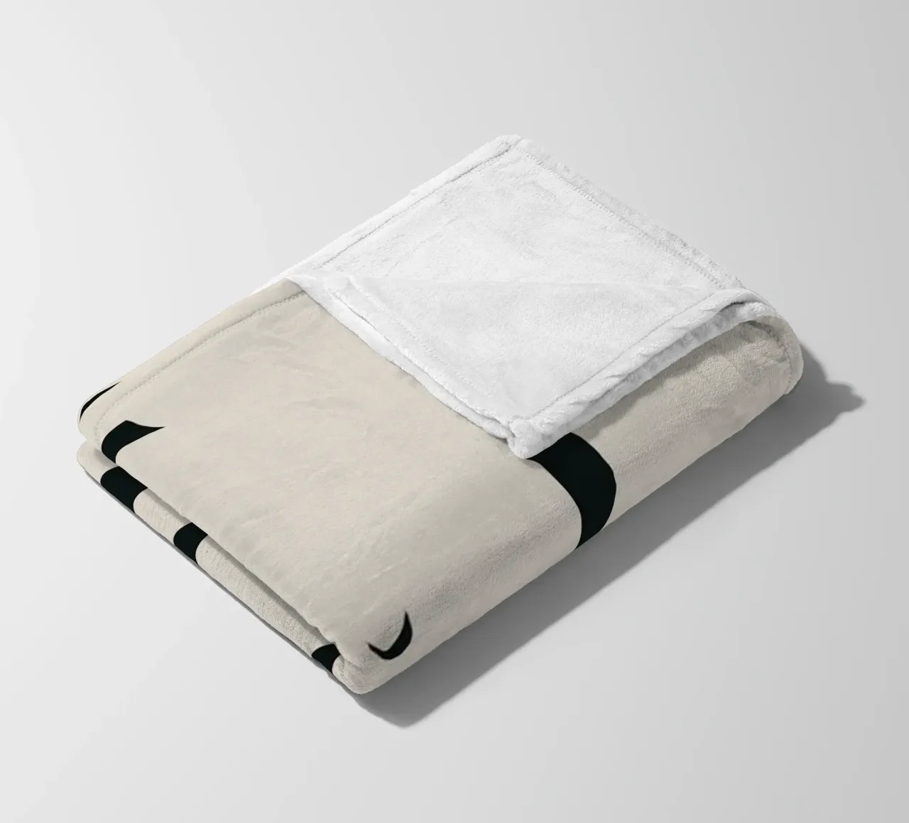 Negative Nacktheit Fleecedecke von Little Dean