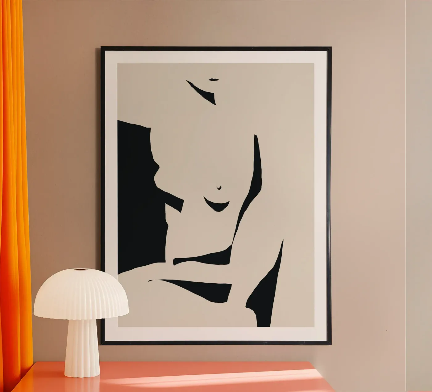 Negative nude poster by Little Dean