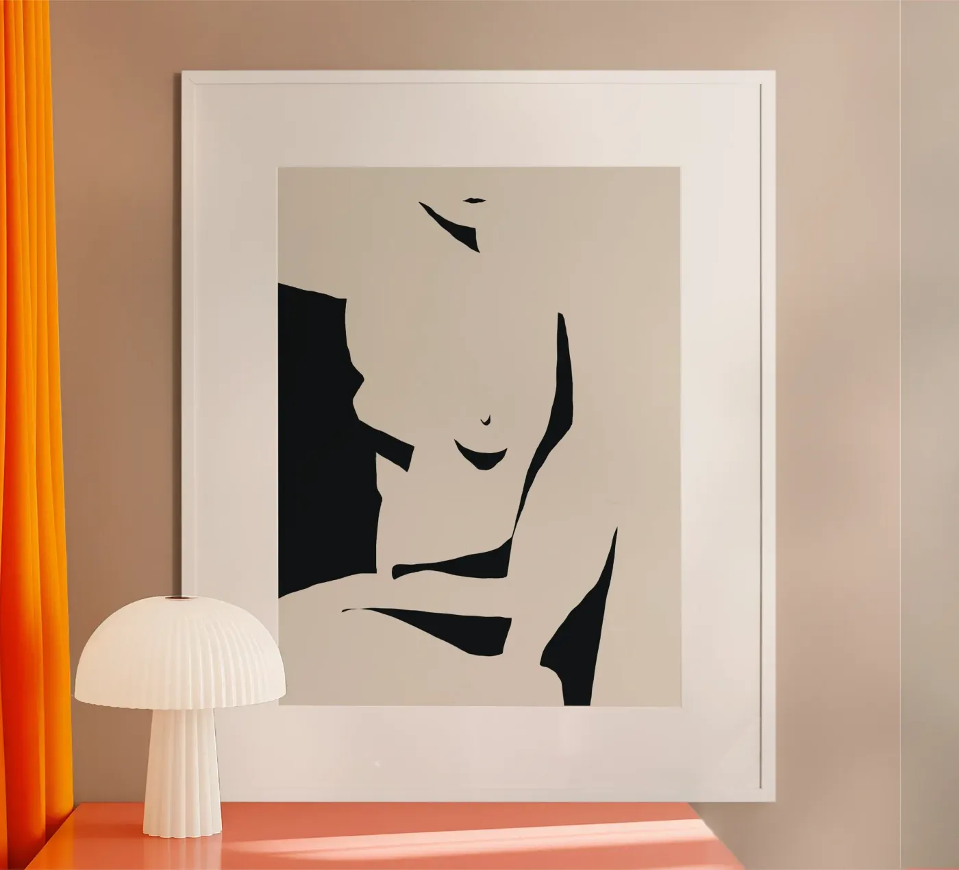 Negative nude poster by Little Dean