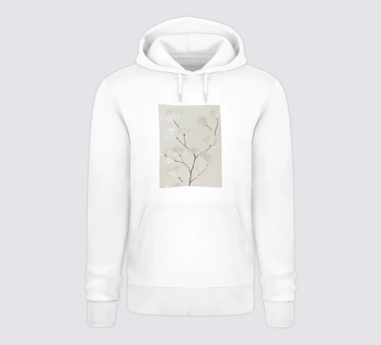 Armonia botanica del ginkgo felpa con cappuccio da Carinaprint