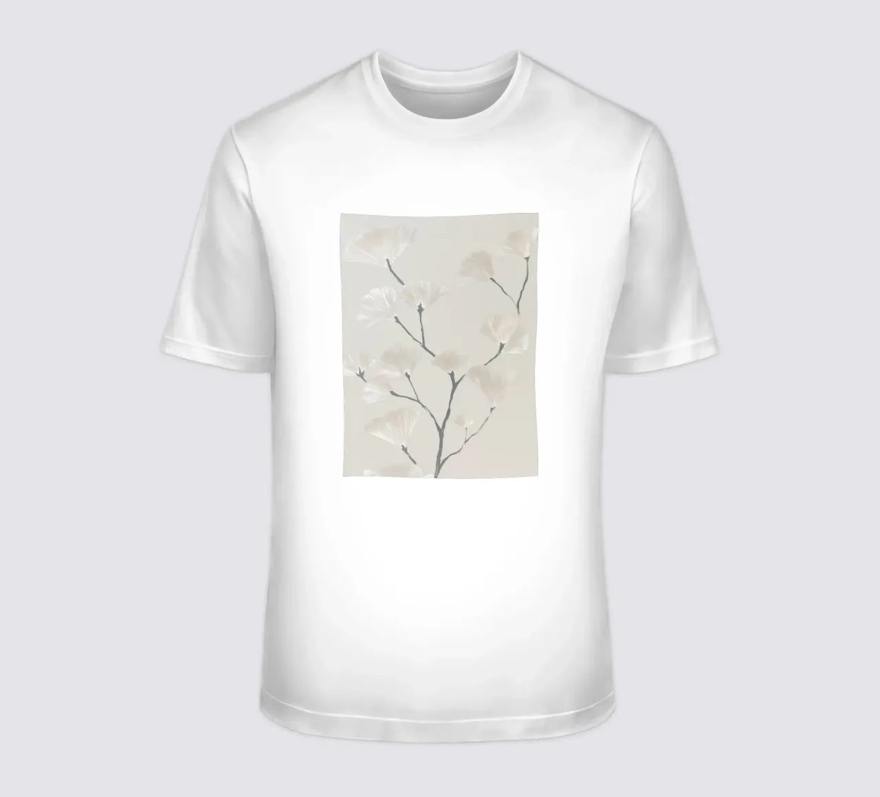 Armonia botanica del ginkgo t-shirt da Carinaprint