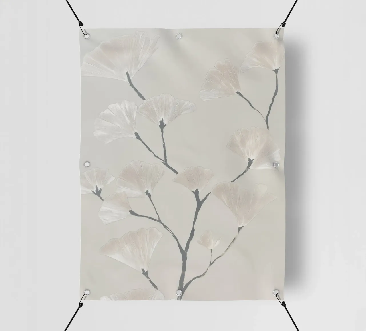 Armonia botanica del ginkgo telo in pvc da Carinaprint