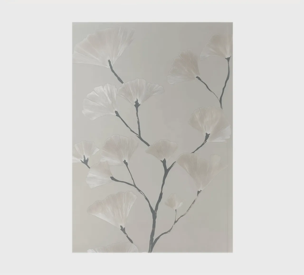 Botanical ginkgo harmony notebook by Carinaprint
