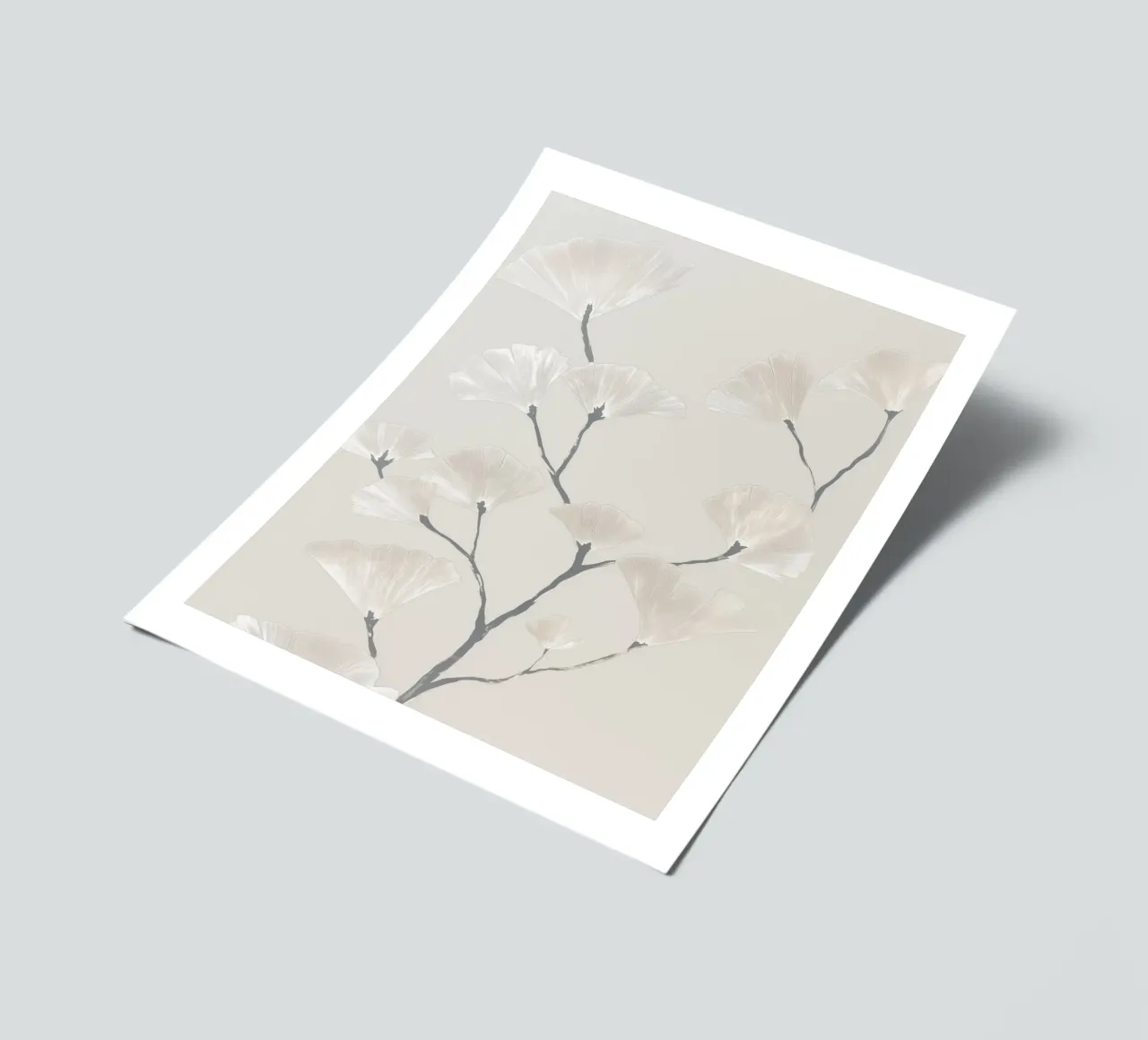 Botanical ginkgo harmony sticker sheet by Carinaprint