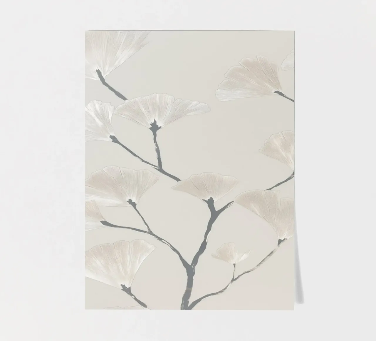 Botanical ginkgo harmony sticker sheet by Carinaprint