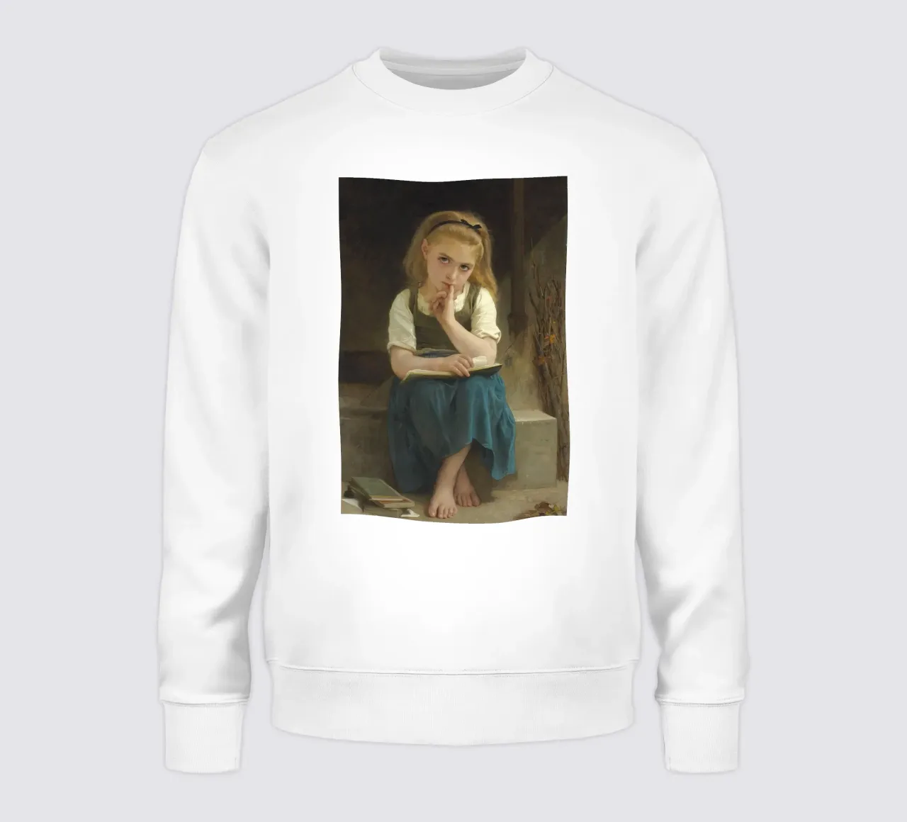William-Adolphe Bouguereau - La difficile leçon sweat de Timeless Artworks