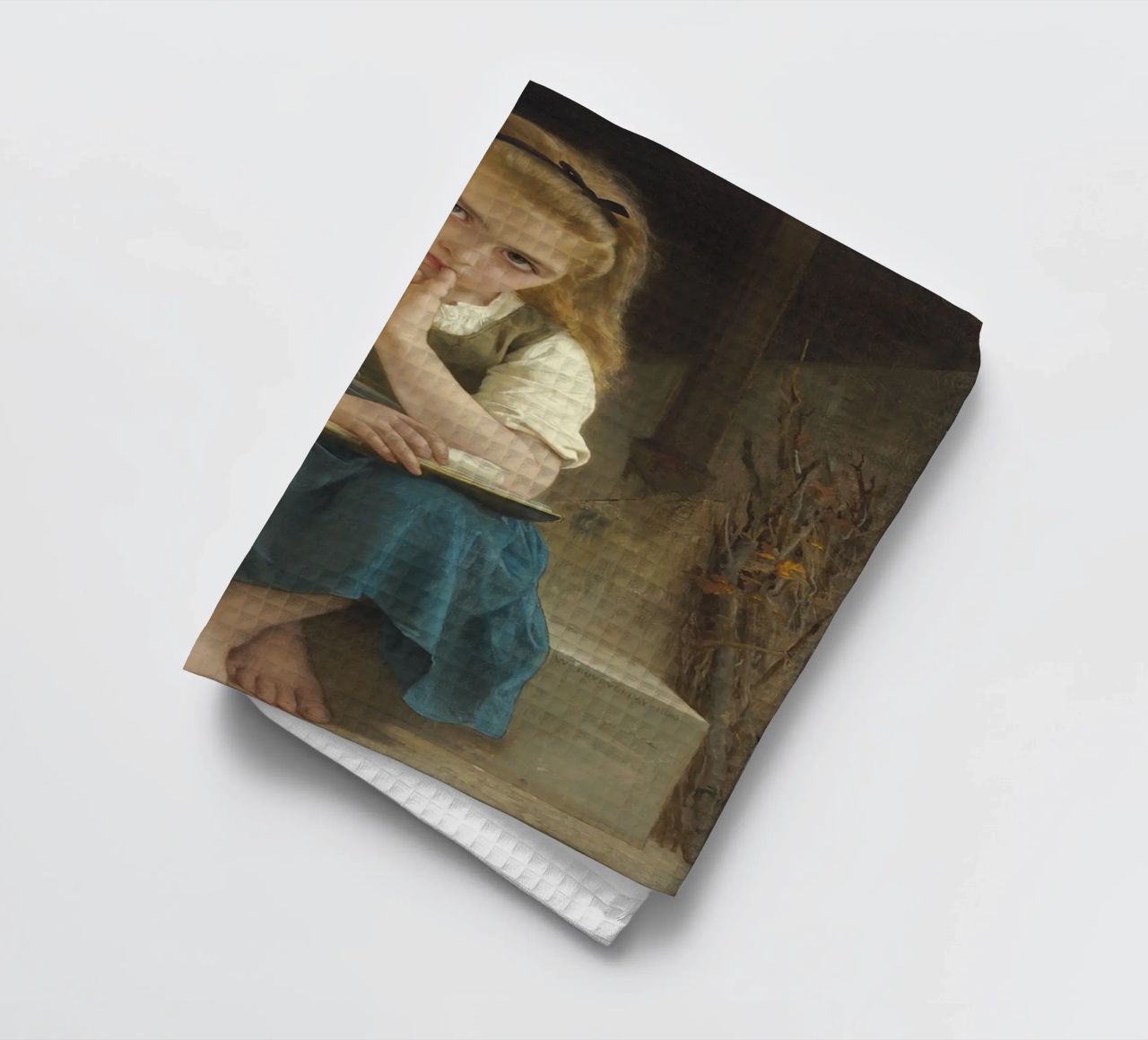 William-Adolphe Bouguereau - La lezione difficile canovaccio da cucina da Timeless Artworks
