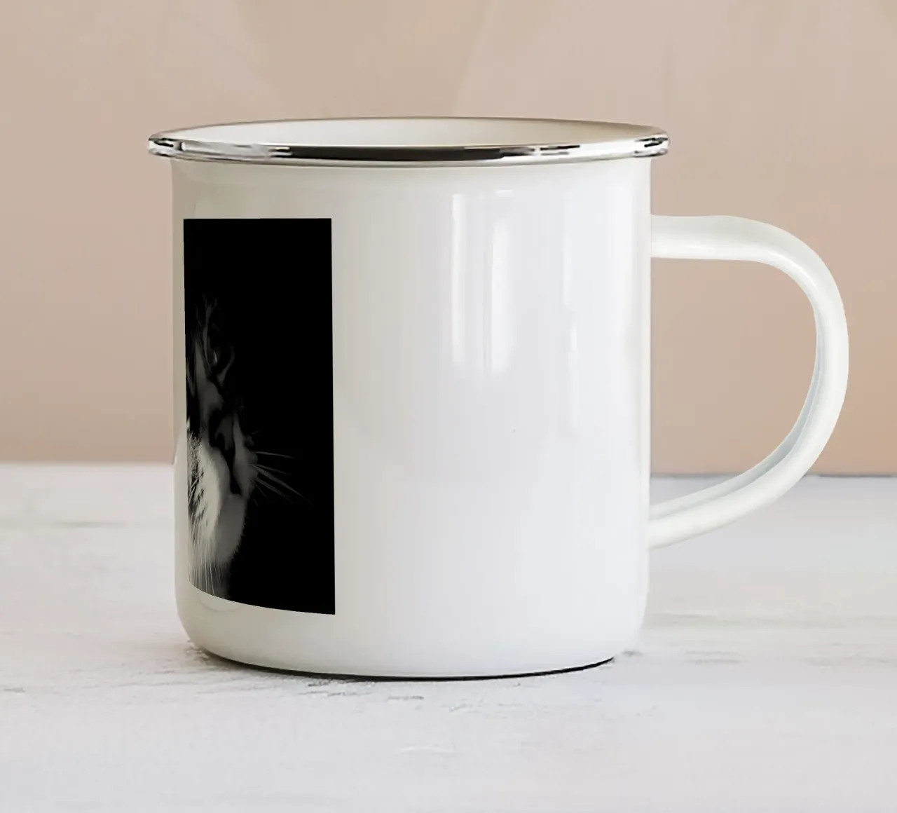 Poster animali 2 tazza in smalto da Korrie Lane