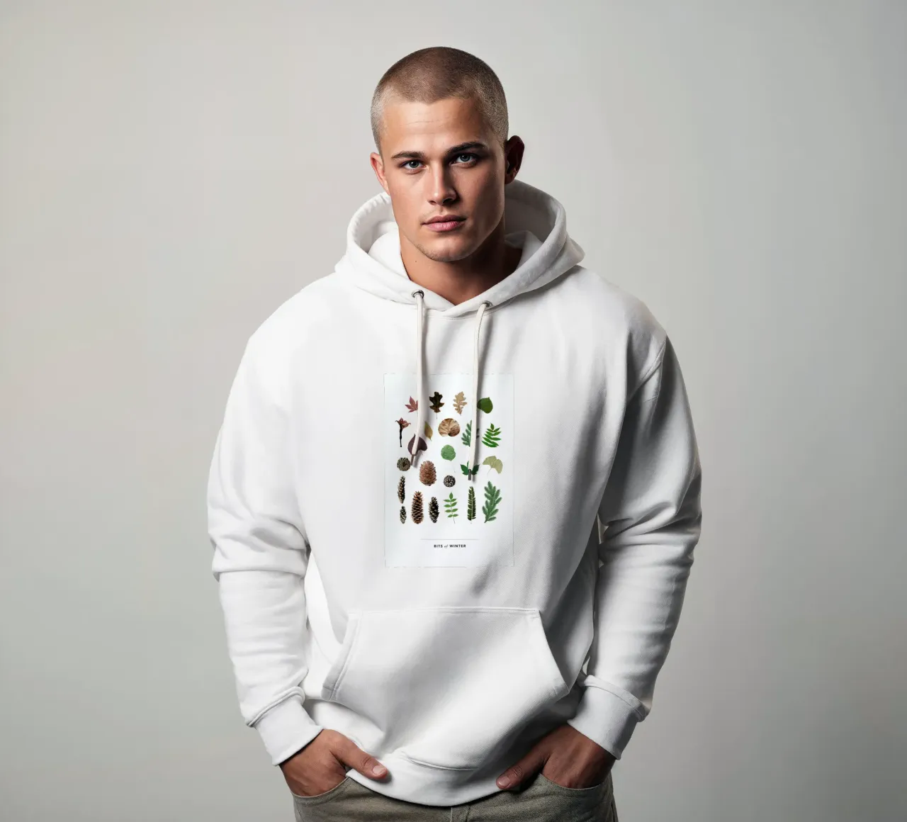 Bits of Winter felpa con cappuccio da Miles of Light