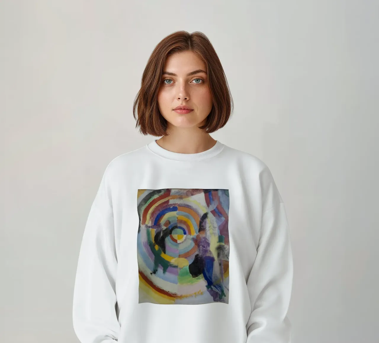 Robert Delaunay - Dramma politico felpa da Timeless Artworks