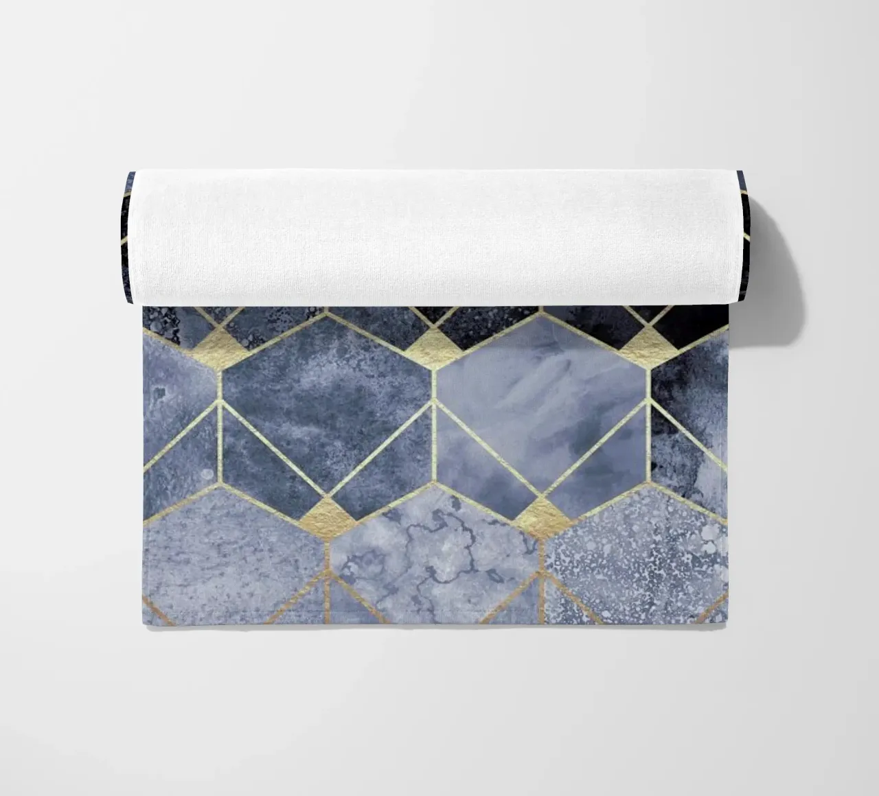 Blue Hexagons and Diamonds telo mare da Elisabeth Fredriksson
