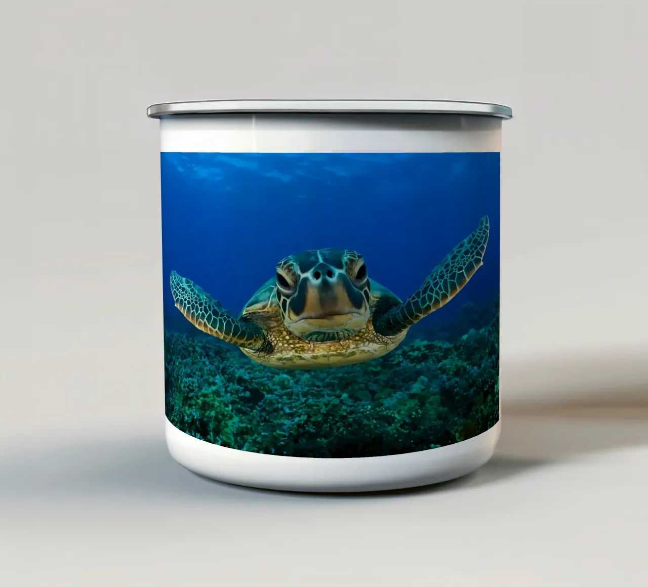 Poster animali 5 tazza in smalto da Korrie Lane
