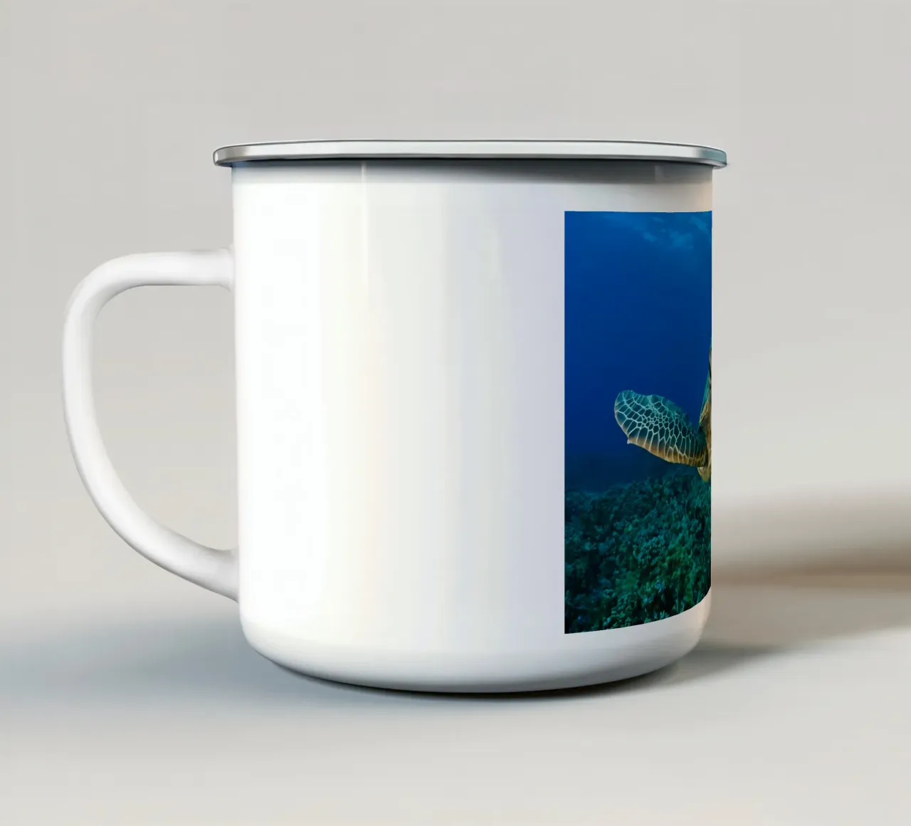 Poster animali 5 tazza in smalto da Korrie Lane