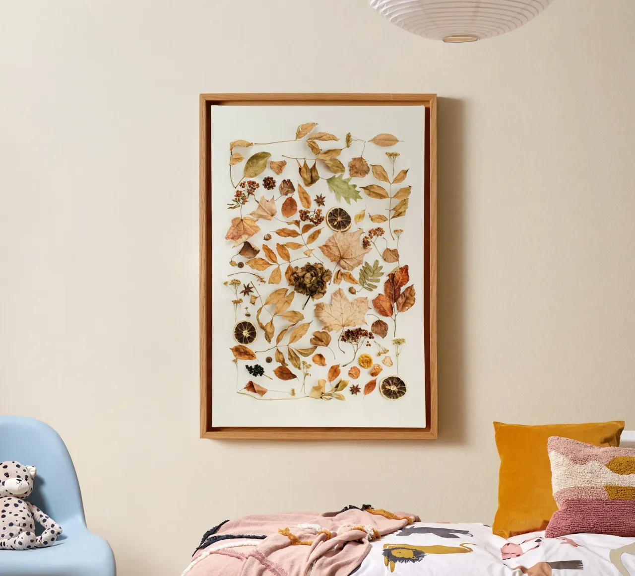 Soft Autumn canvas with Floater frame by PhotoVibe Decor