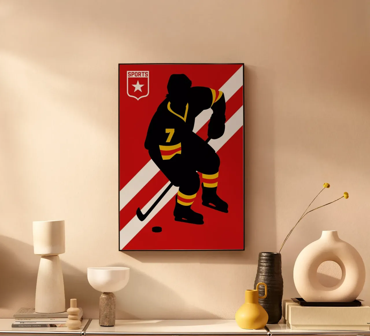 Ice Hockey alluminio dibond da Bo Lundberg