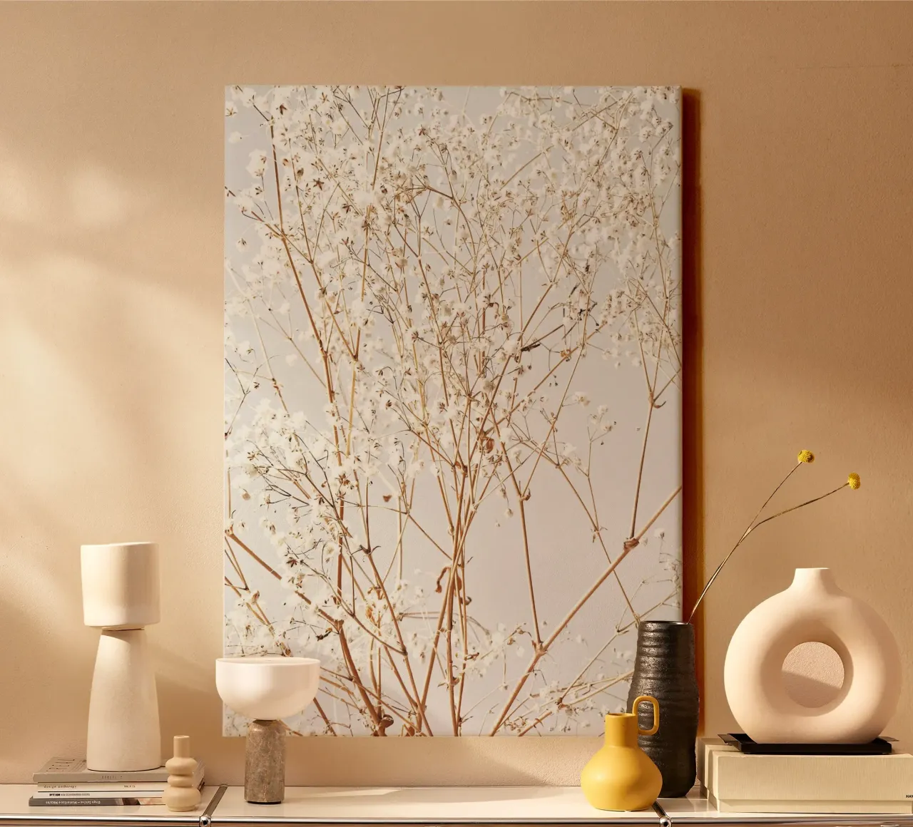 Soft Autumn canvas with Floater frame by PhotoVibe Decor