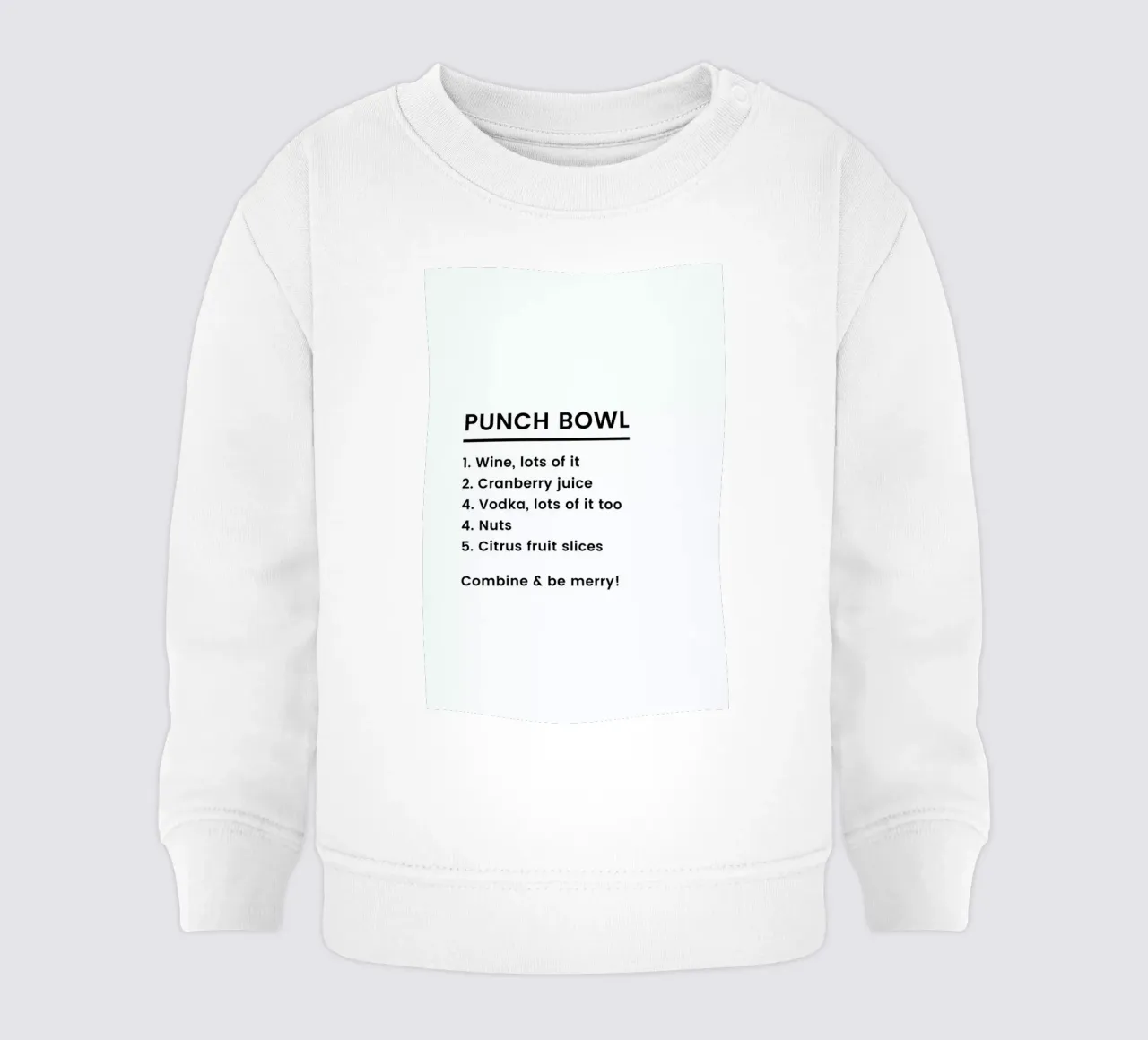 Punch Recipe felpa neonato da Studio One