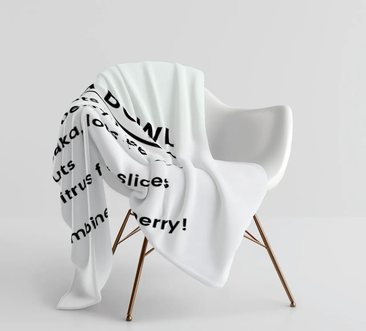 Punch Recipe fleece blanket by Studio One
