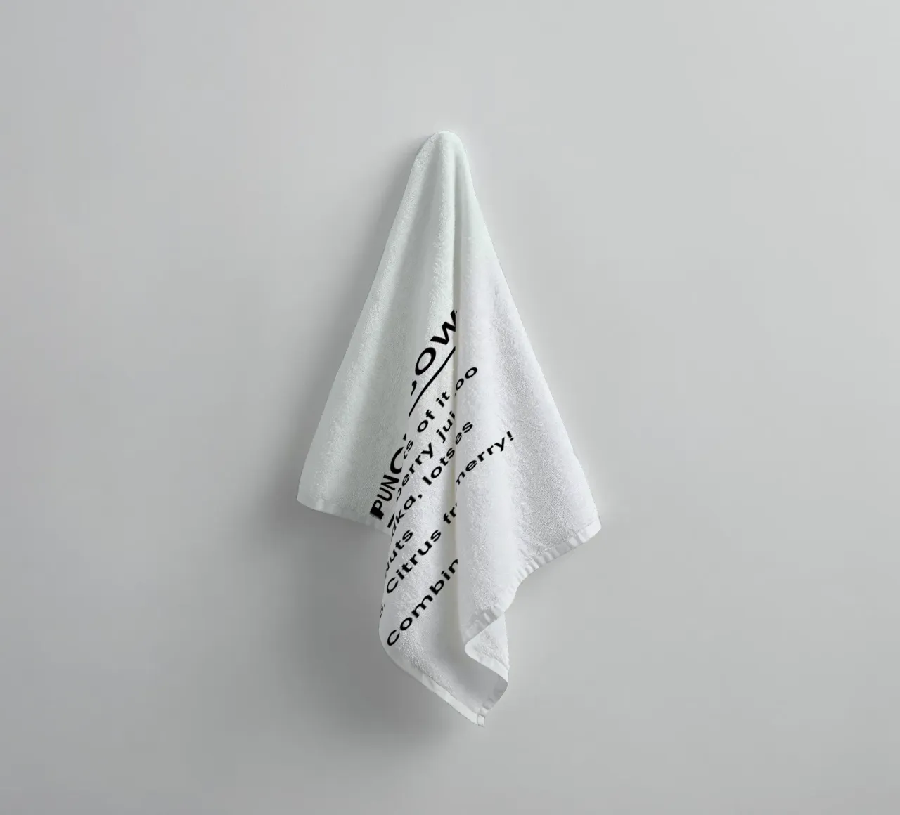 Punch Recipe towel by Studio One