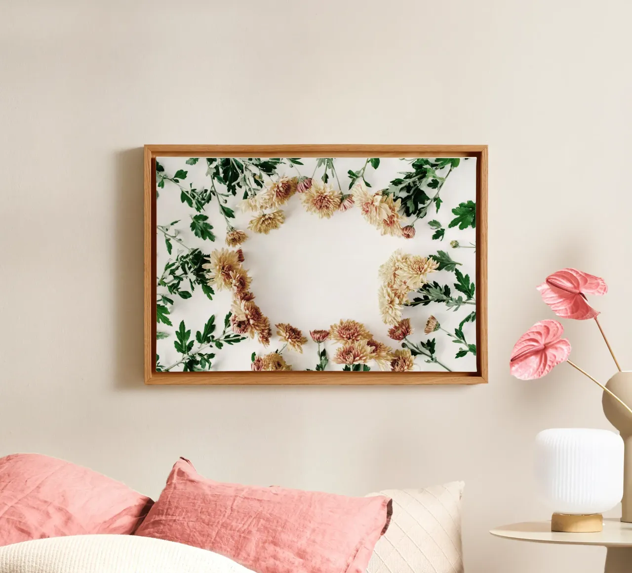 Autunno morbido tela con Cornice a cassetta da PhotoVibe Decor