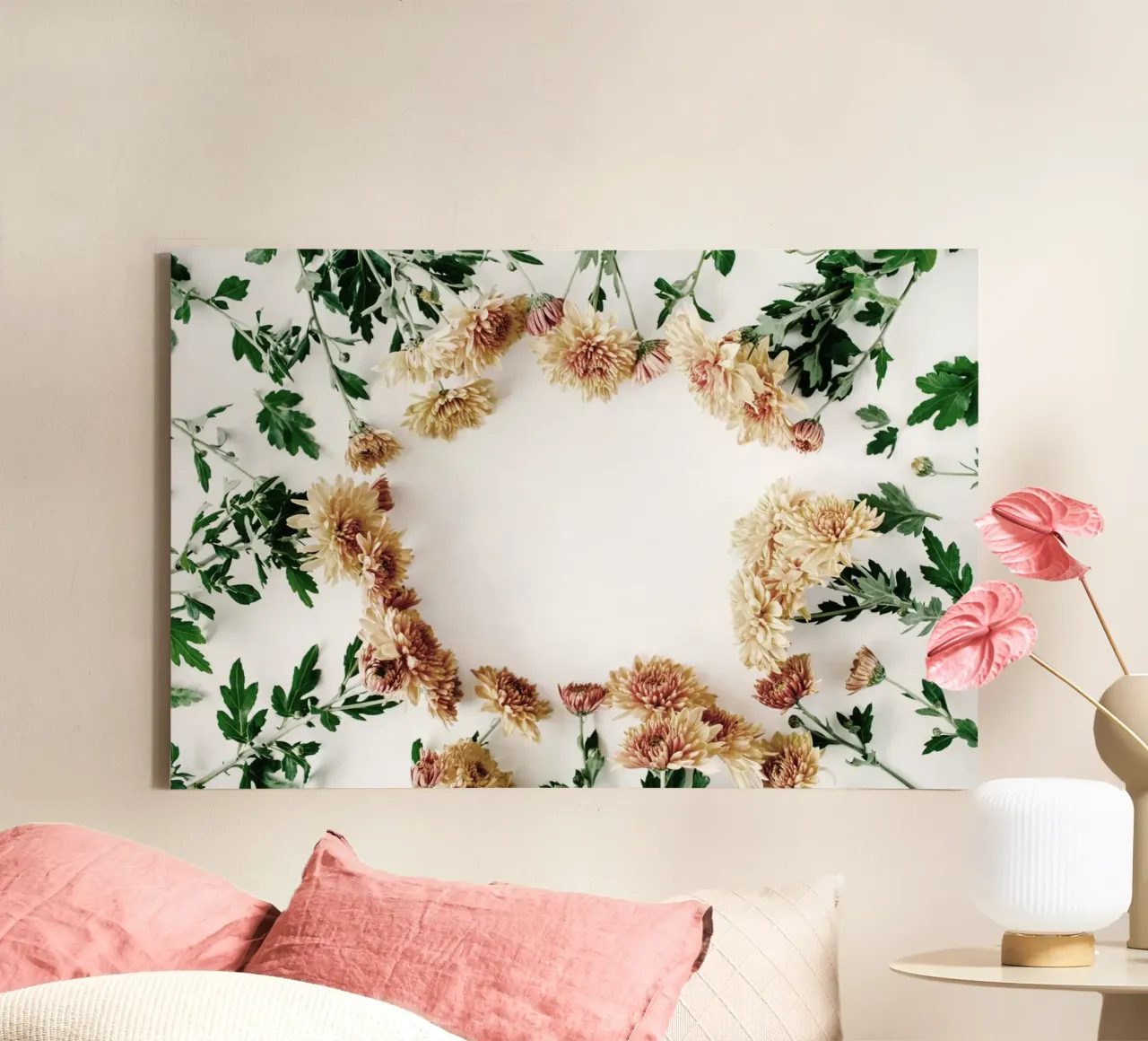 Autunno morbido tela con Cornice a cassetta da PhotoVibe Decor