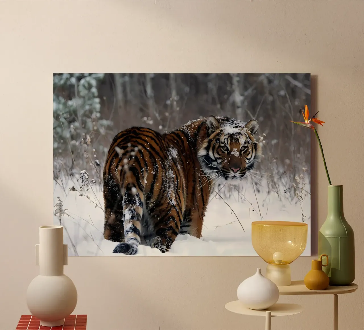 Poster animali 16 tela con Cornice a cassetta da Korrie Lane