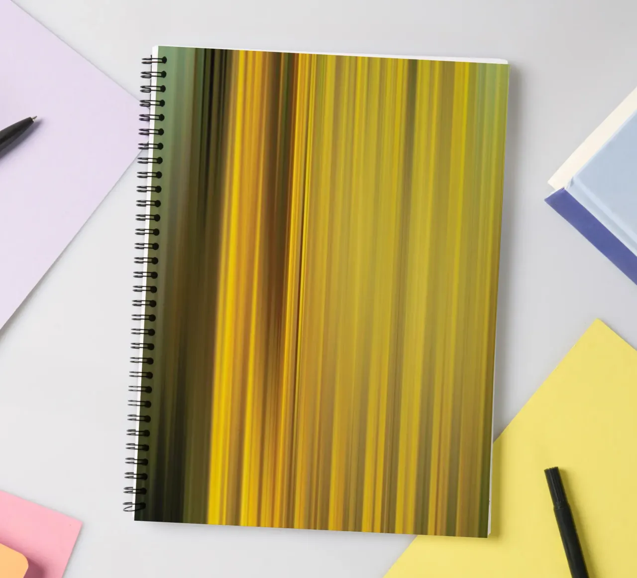 Golden Cliff spiral notebook by JaySan Studio