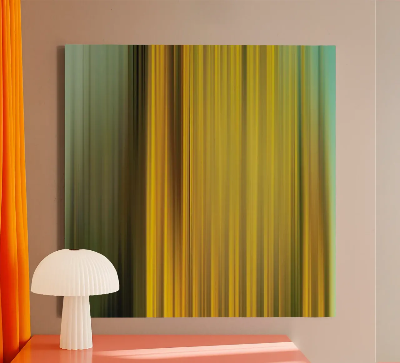 Golden Cliff canvas by JaySan Studio