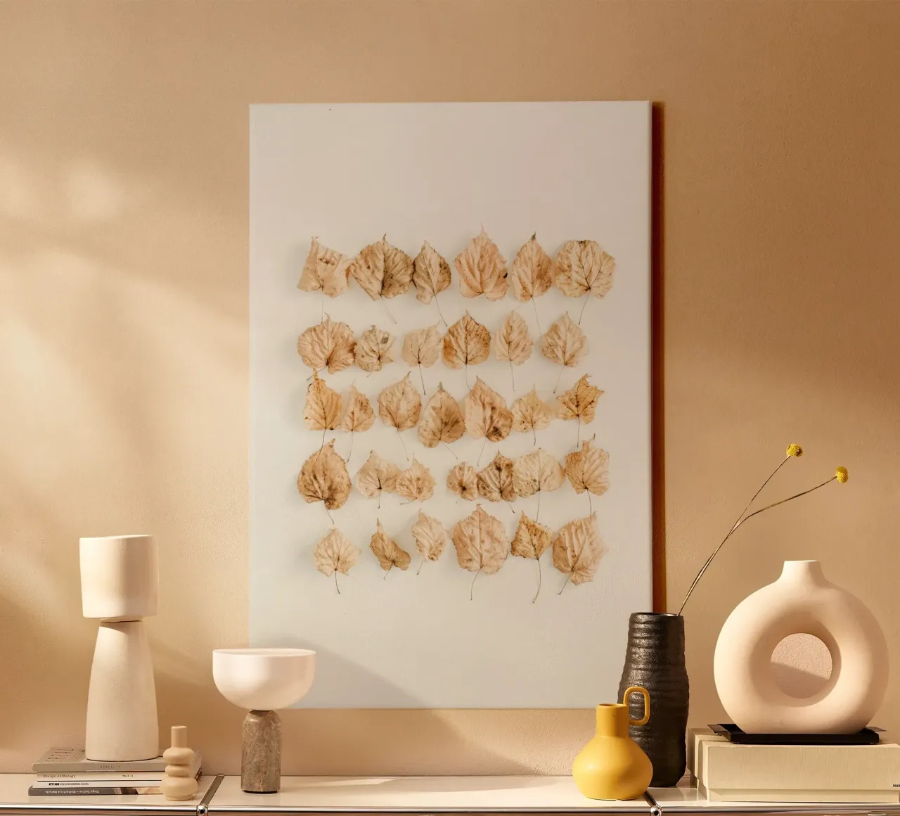 Cozy Autumn Stillness canvas by PhotoVibe Decor