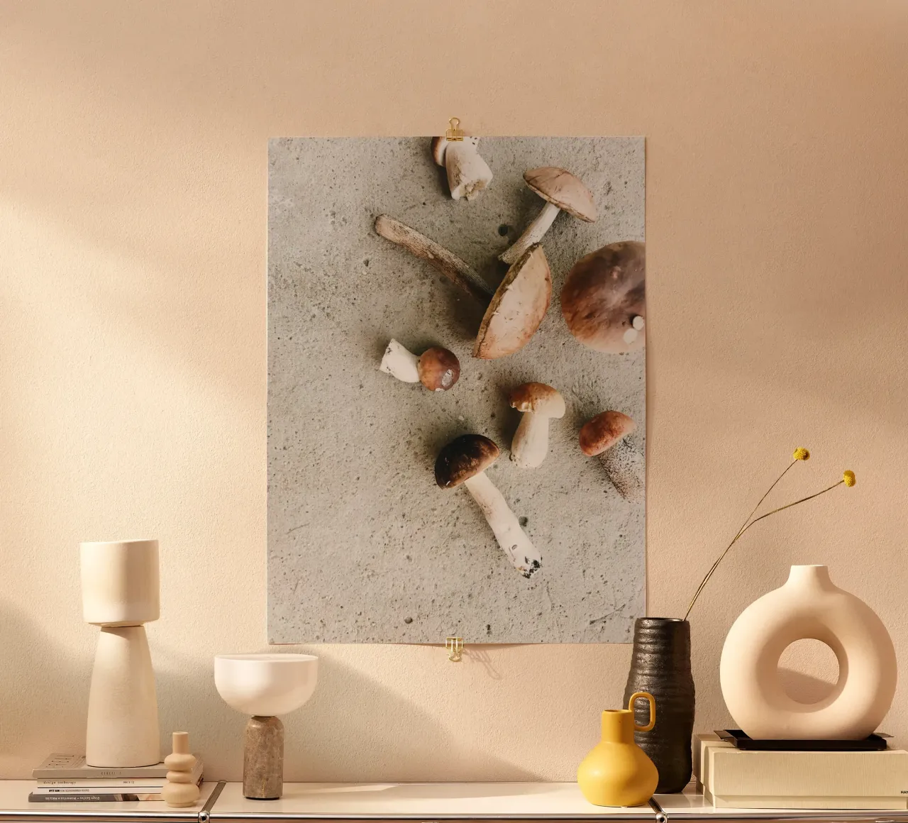 Accogliente quiete autunnale poster con telaio in legno da PhotoVibe Decor