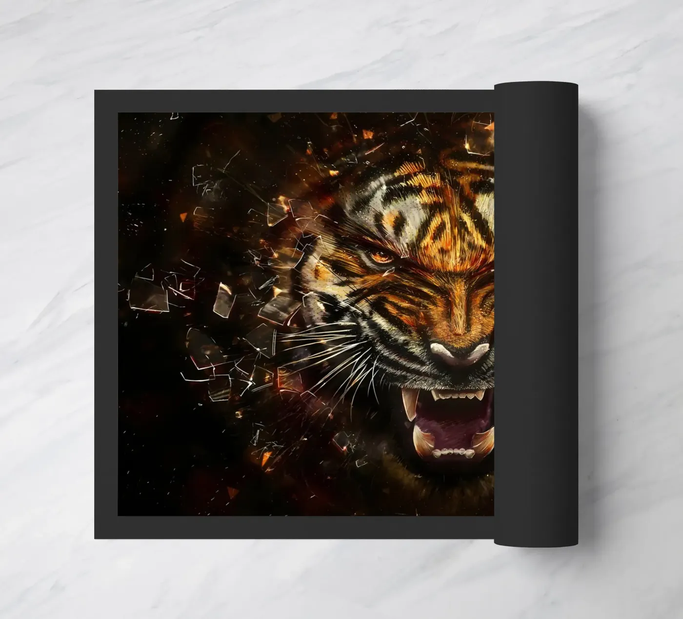 Dierenposter 21 deurmat van Korrie Lane