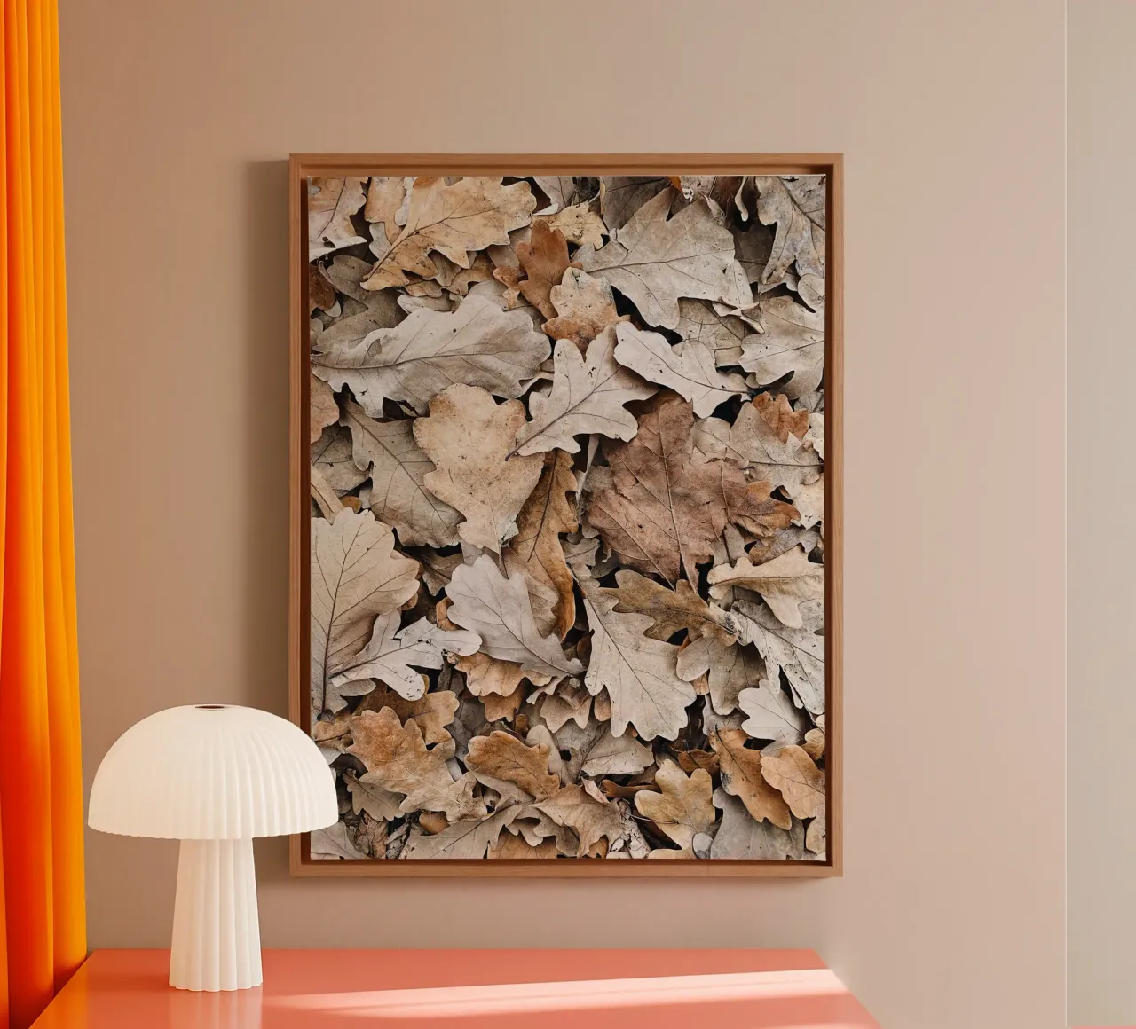 Douceur automnale toile avec Caisse américaine de PhotoVibe Decor