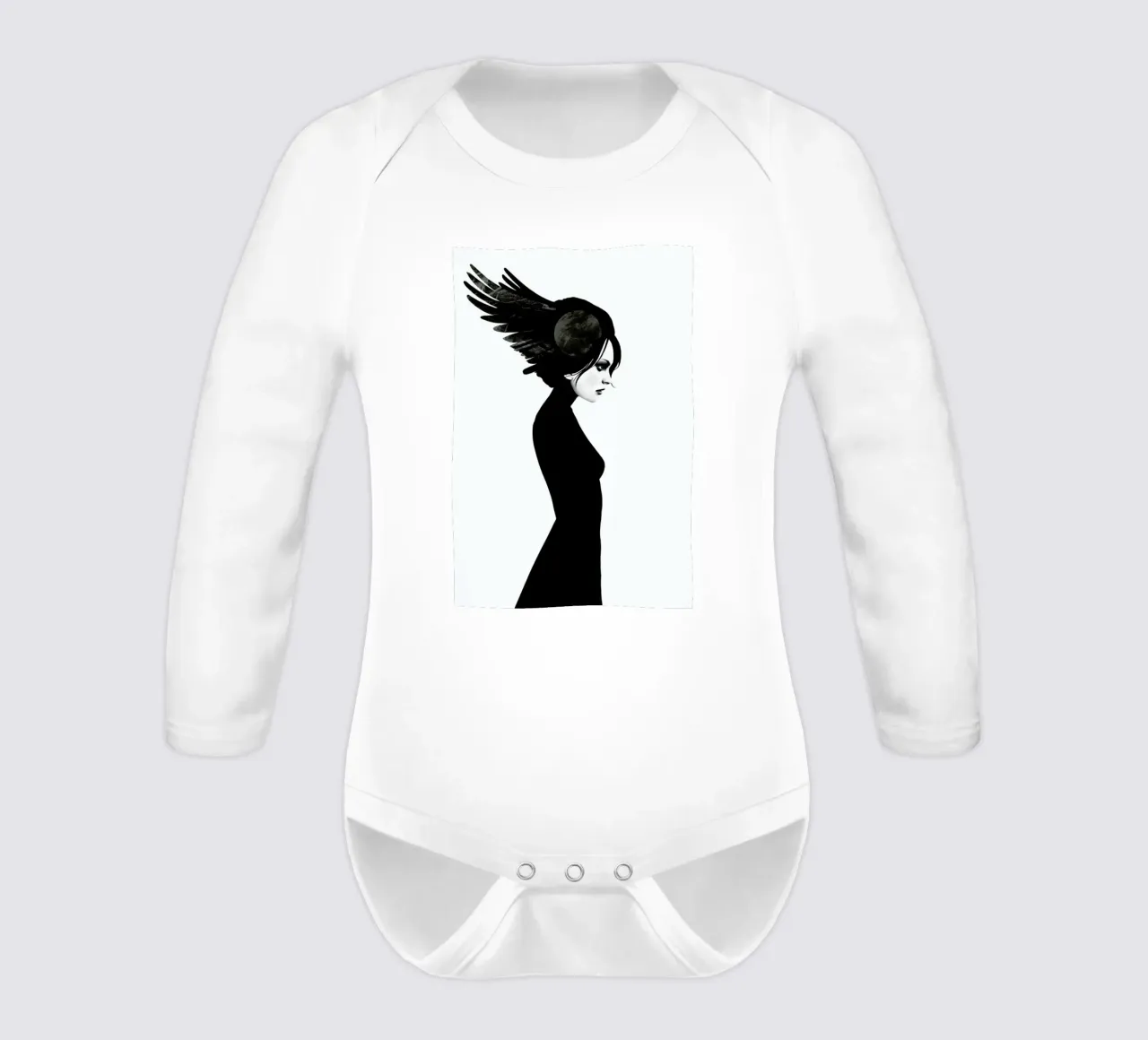 Amy long-sleeve baby romper by Ruben Ireland
