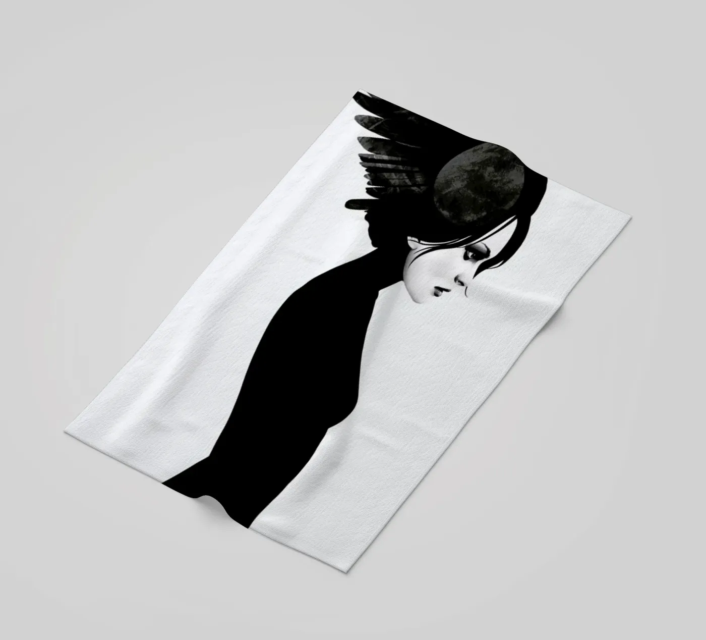 Amy beach towel by Ruben Ireland